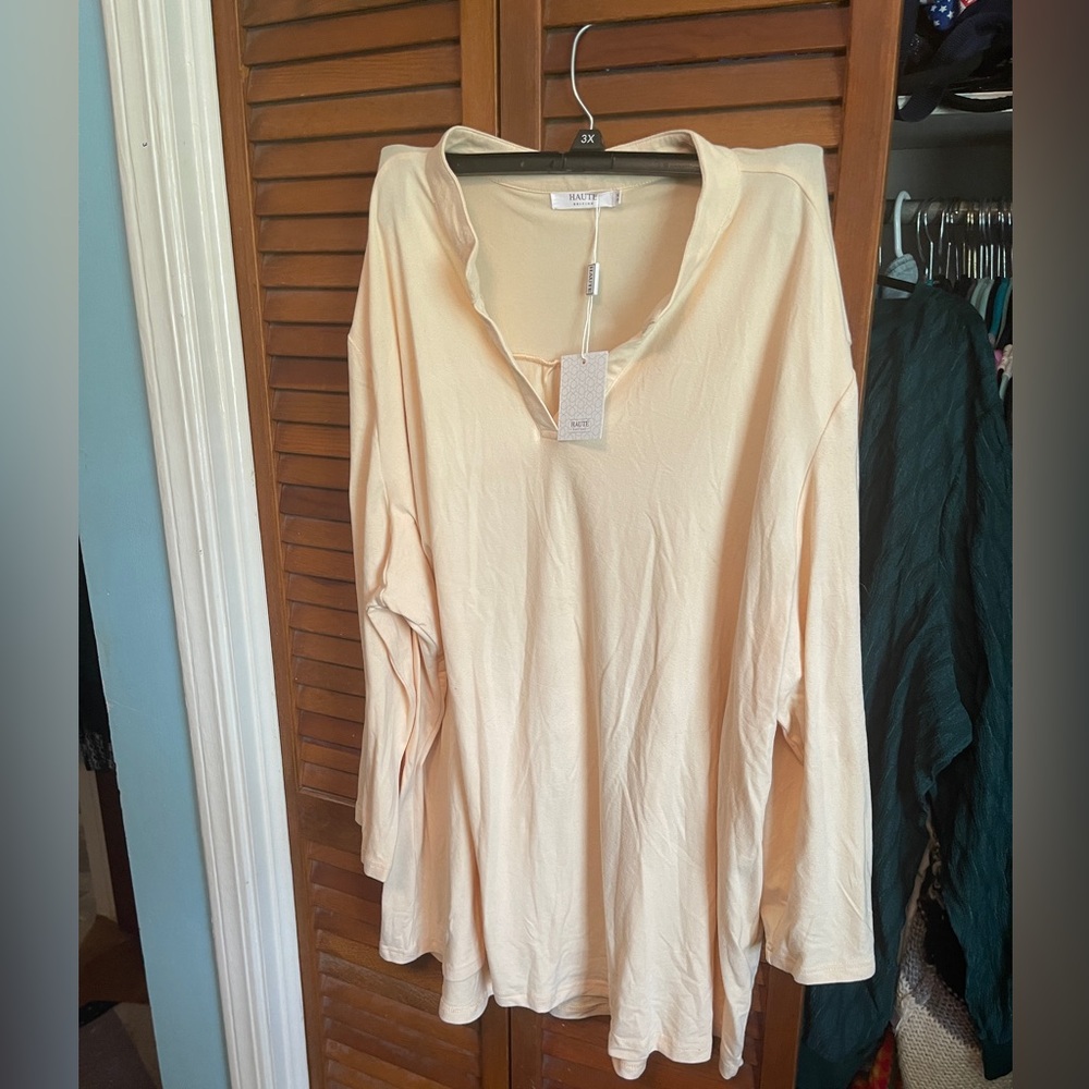Elegant Cream Tunic Top
